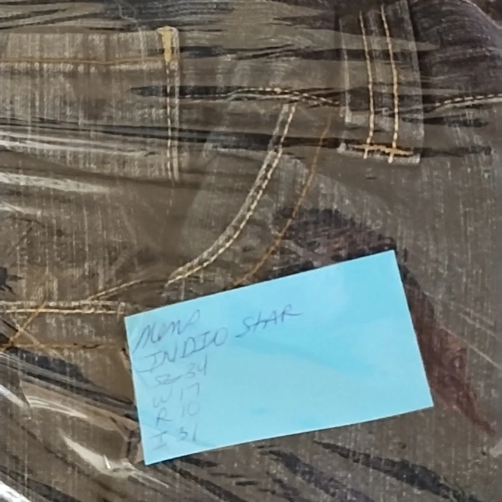Mens Jeans INDIGO STAR b62 See Measurements 34 31